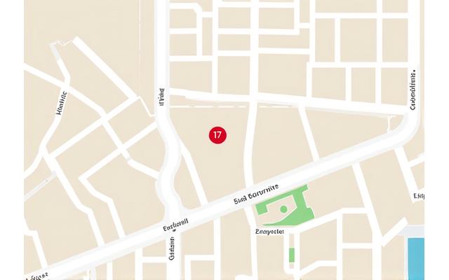 Χάρτης της Αθήνας που δείχνει την τοποθεσία του γραφείου της Δέρμα Υγείας στην οδό Δερβενίων 17, στο κέντρο της πόλης